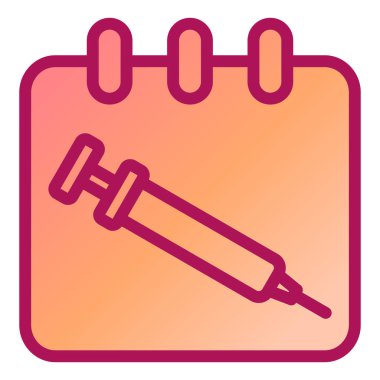 Şırınga. Web simgesi basit illüstrasyon