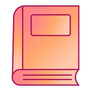 kitap simgesi vektör illüstrasyonu