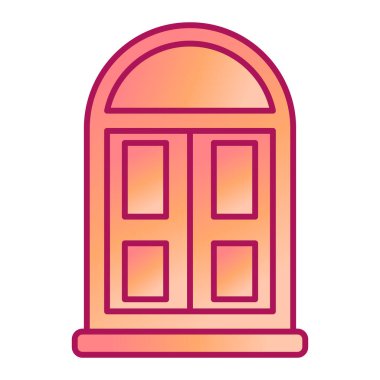 pencere simgesi vektör illüstrasyonu