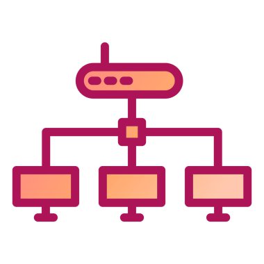 ağ paylaşımı. Basit resimleme