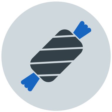 - Şeker. Web simgesi basit illüstrasyon