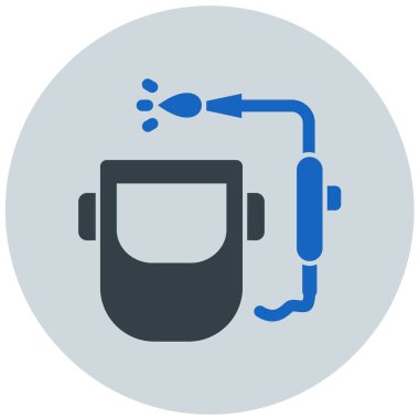 Su. Web simgesi basit illüstrasyon