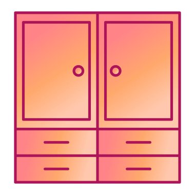 Kostüm simgesi vektör illüstrasyonu