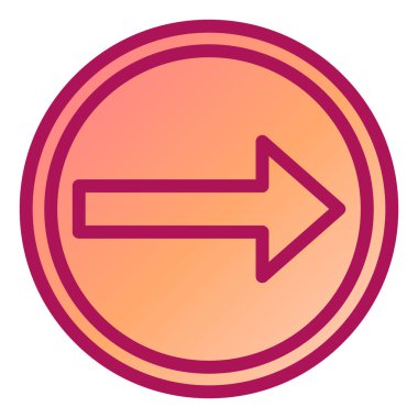 ok simgesi vektör illüstrasyonu