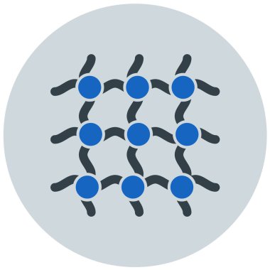 Virüsün katı simgesi, vektör illüstrasyonu
