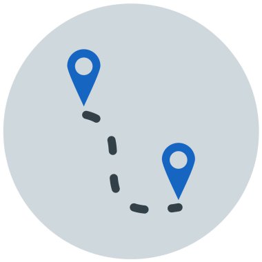 konum. Web simgesi basit illüstrasyon