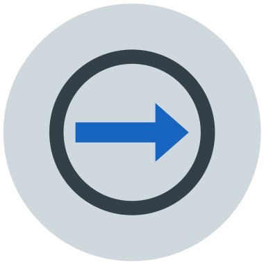 Ok. Web simgesi basit illüstrasyon