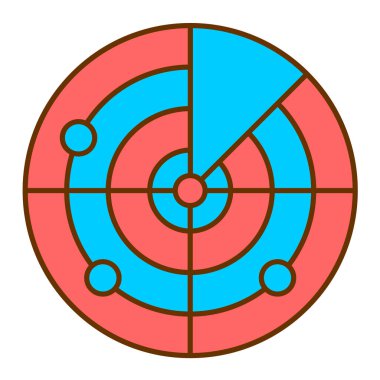 hedef simge vektör illüstrasyonu