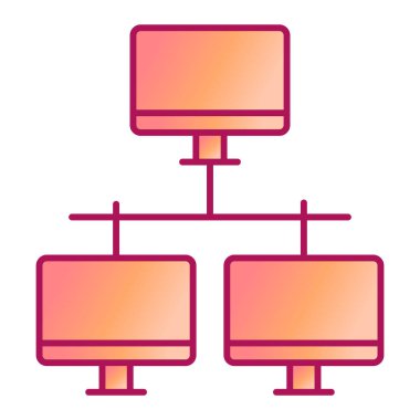 ağ paylaşım simgesi çizimi