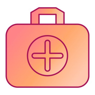 İlk yardım kiti vektör illüstrasyonu
