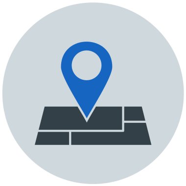 konum. Web simgesi basit illüstrasyon
