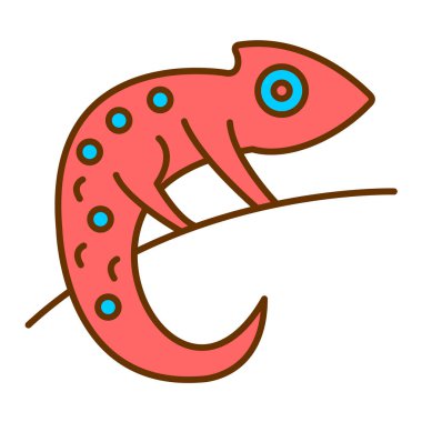 Şirin bir karikatür kaplumbağasının çizimi