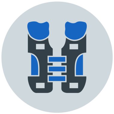 Dalış. Web simgesi basit illüstrasyon