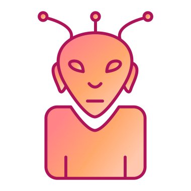 robot ikon vektör illüstrasyonu