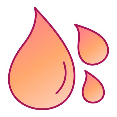 damla simgesinin vektör illüstrasyonu