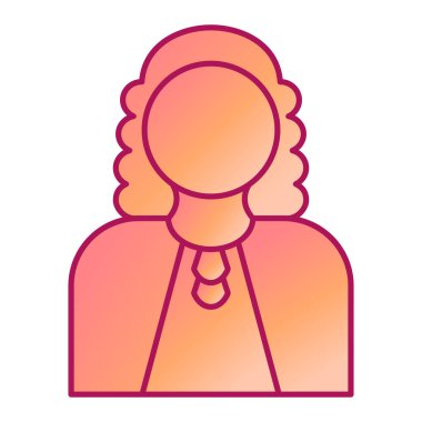 kadın avatar karakter vektör illüstrasyon tasarımı