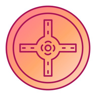 Bir pusula simgesinin gösterimi