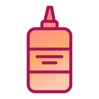 Yapıştırıcı. Web simgesi basit illüstrasyon