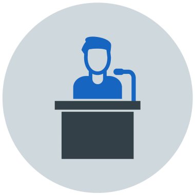 Adamım. Web simgesi basit illüstrasyon