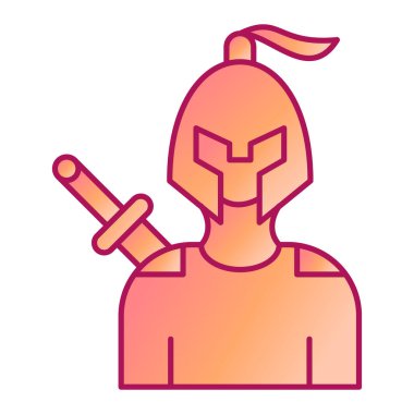 İtfaiyeci ikonu. Web için itfaiyeci vektör simgelerinin özet çizimi