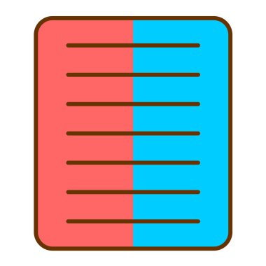 Rapor verin. Web simgesi vektör illüstrasyonu