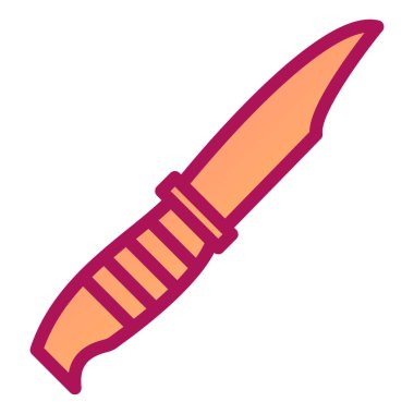 Bıçak. Web simgesi basit illüstrasyon