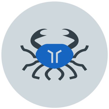 Böcek. Web simgesi basit illüstrasyon