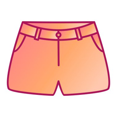 Modern simge vektör illüstrasyonunu kısaltır 