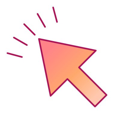 imleç simgesi vektör illüstrasyonu