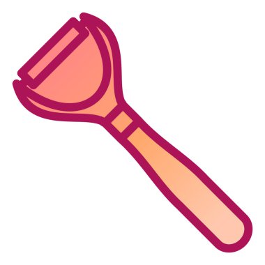 boya fırçası ikonu. beyaz arkaplanda izole edilmiş web tasarımı için anahtar vektör illüstrasyonunun çizgi filmi