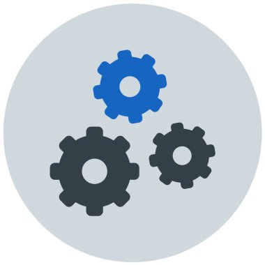 Çarklı. Web simgesi basit illüstrasyon