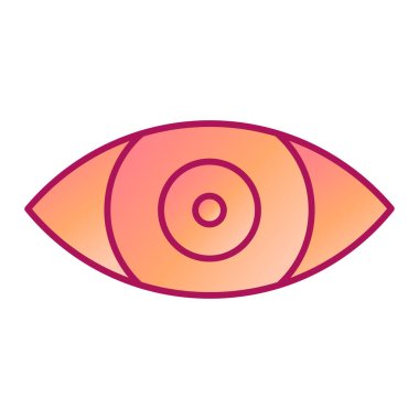 Göz simgesi vektör illüstrasyonu