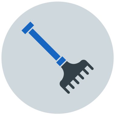 Tırmık. Web simgesi basit illüstrasyon