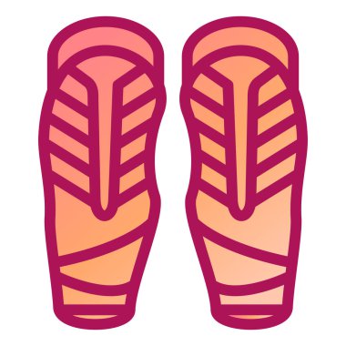 Ayakkabılar. Web simgesi basit illüstrasyon