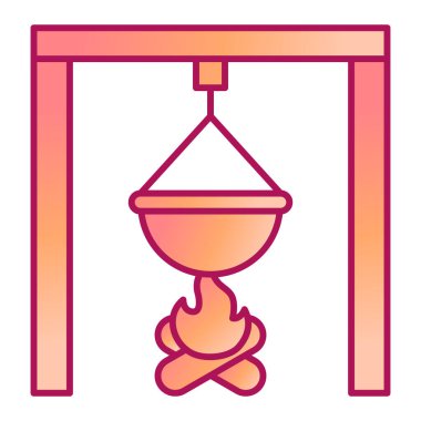 Fener simgesi. Vektör çizim