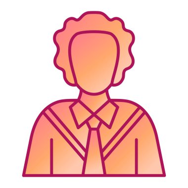 Man avatar karakter vektör çizimi tasarımı