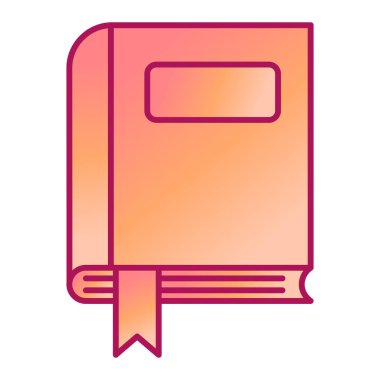 kitap simgesi vektör illüstrasyonu
