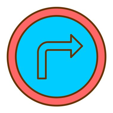 ok simgesinin vektör illüstrasyonu