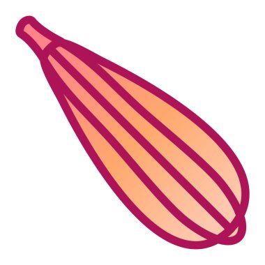 taze yiyecek izole edilmiş ikon vektör çizimi tasarımı