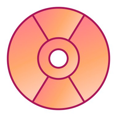 cd simge vektör illüstrasyonu