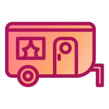 Yiyecek ve içecek çizgisi simgesinin vektör çizimi