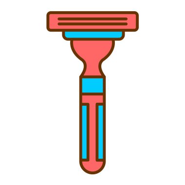 Gri tonlu jilet simgesi.