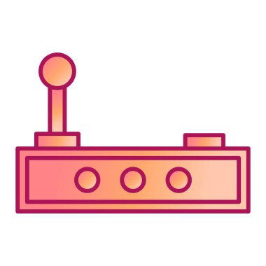 Oyun kolu. Web simgesi basit illüstrasyon