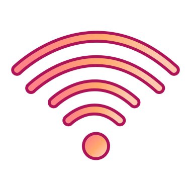 wifi sinyal ikonu vektör illüstrasyon tasarımı