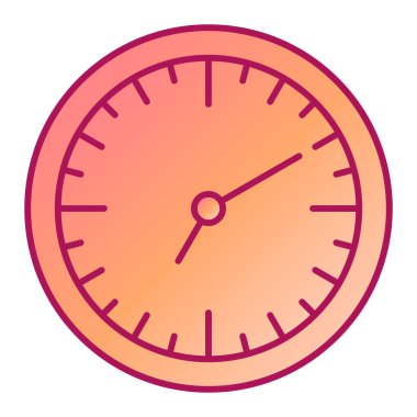 Saat simgesi vektör illüstrasyonu