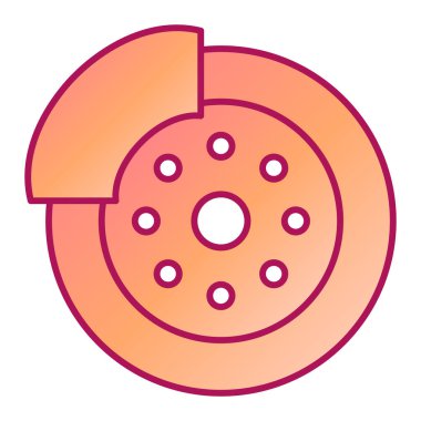 araba tekeri simgesi, vektör 