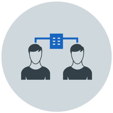 bağlantı simgesi, vektör illüstrasyonu basit tasarım