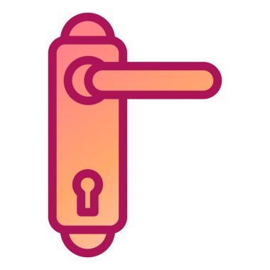 Anahtar. Web simgesi basit illüstrasyon