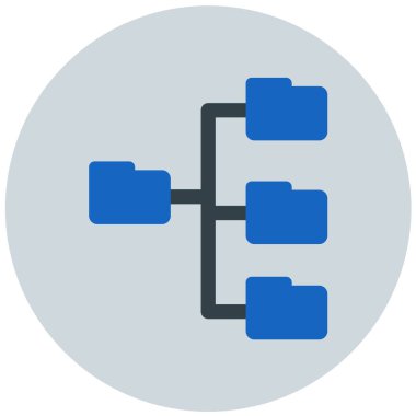 veritabanı. Web simgesi basit illüstrasyon
