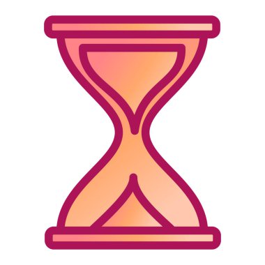 kum saati ikonu vektör illüstrasyonu